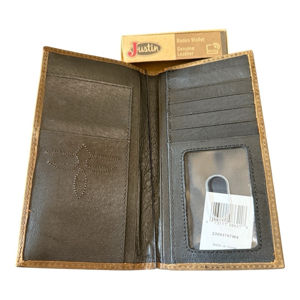 Justin Rodeo Wallet | Genuine Leather | RFID - Picture 3 of 3